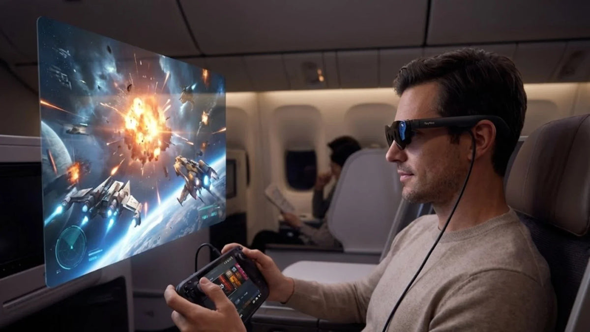 Best AR Glasses for Watching Movies on Long Flights - RayNeo
