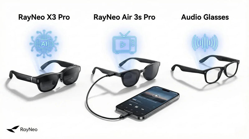 Smart Audio Glasses for Calls & Music