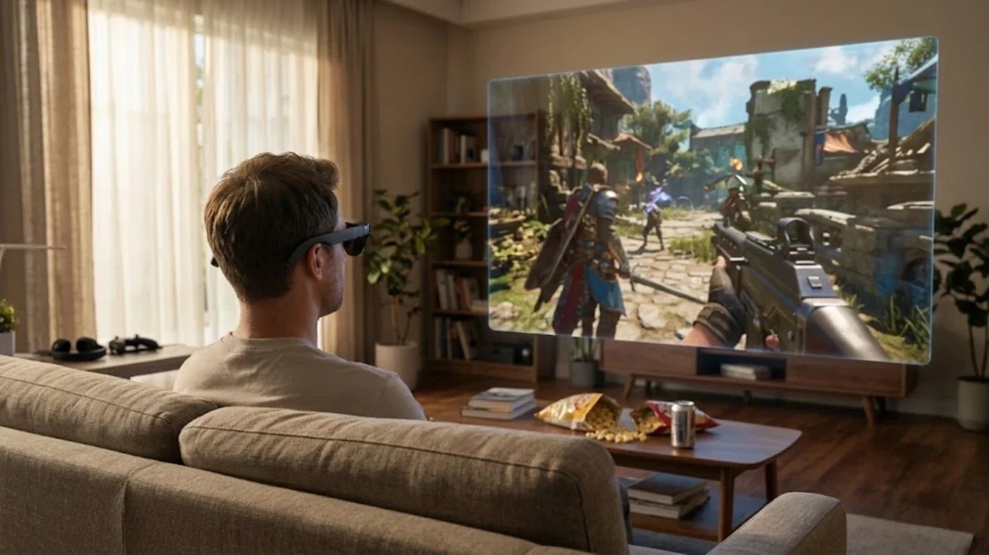Handheld Consoles Meet AR Glasses: The Ultimate Portable Gaming Setup - RayNeo