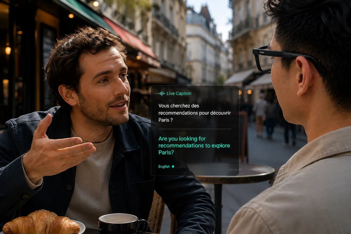What Smart Glasses Show Live Captions for Conversations? - RayNeo