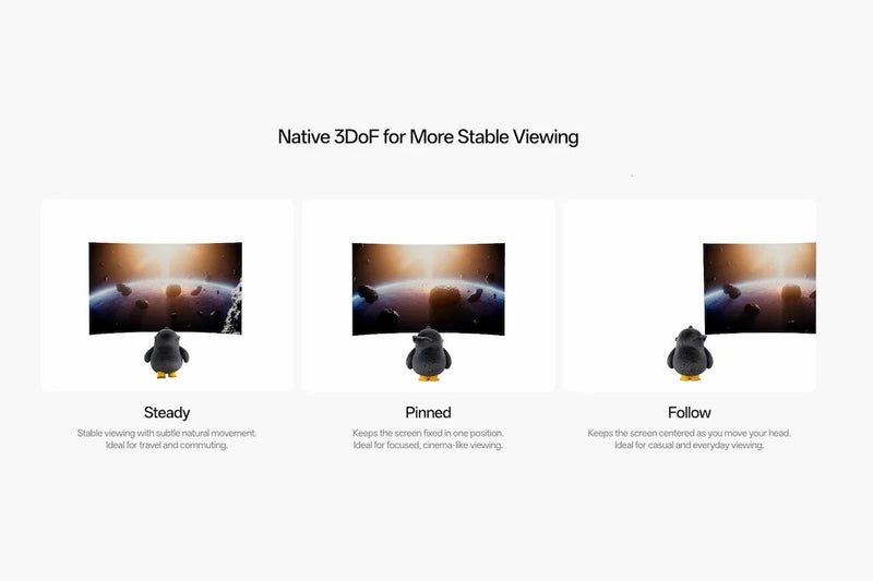 RayNeo GT Series Spatial Modes Explained: Steady, Pinned, and Follow