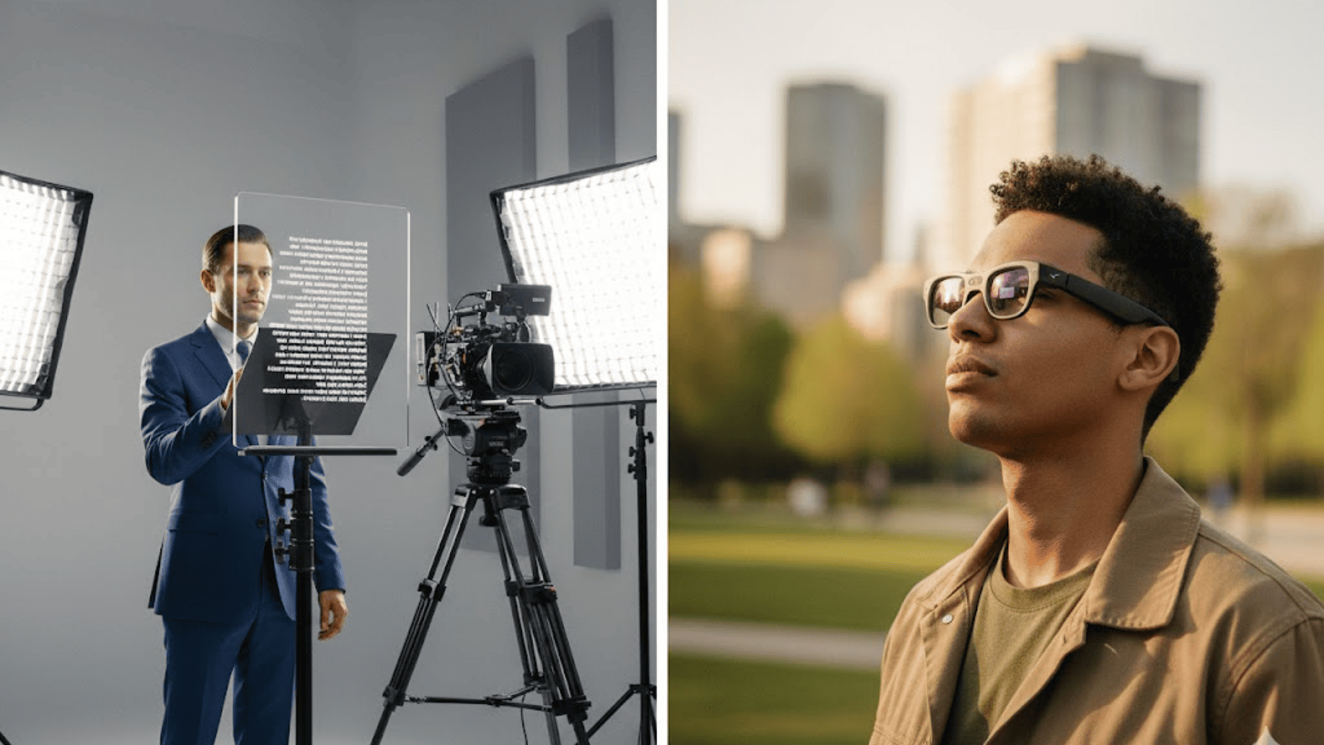 Clear Teleprompter or Smart Glasses? Choosing the Right Prompting Tool - RayNeo