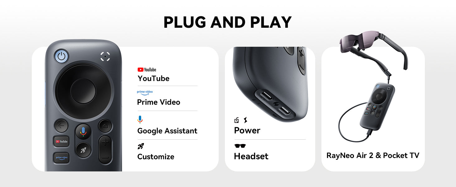 【完品】RayNeo Air 3S Pro + Google Pocket TV Cinema Unleashed: Air 3s Pro + Pocket TV – RayNeo