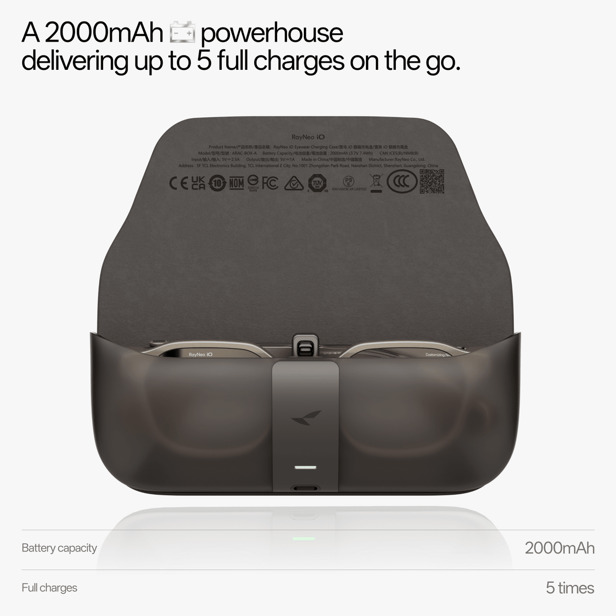 RayNeo io Eyewear Charging Case - RayNeo