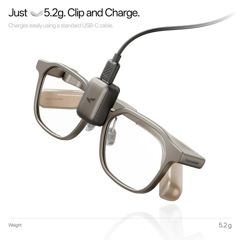 RayNeo iO  Eyewear Charging Clip