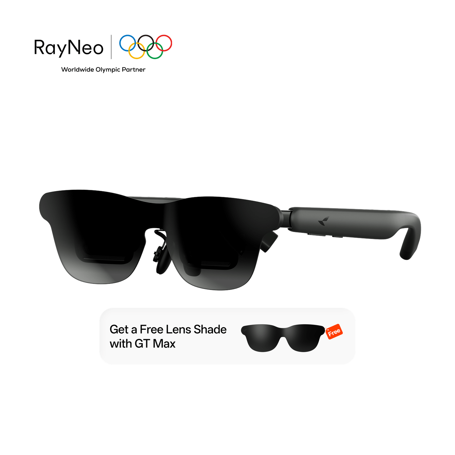 RayNeo GT Max AR glasses, which pair with the RayNeo XR app