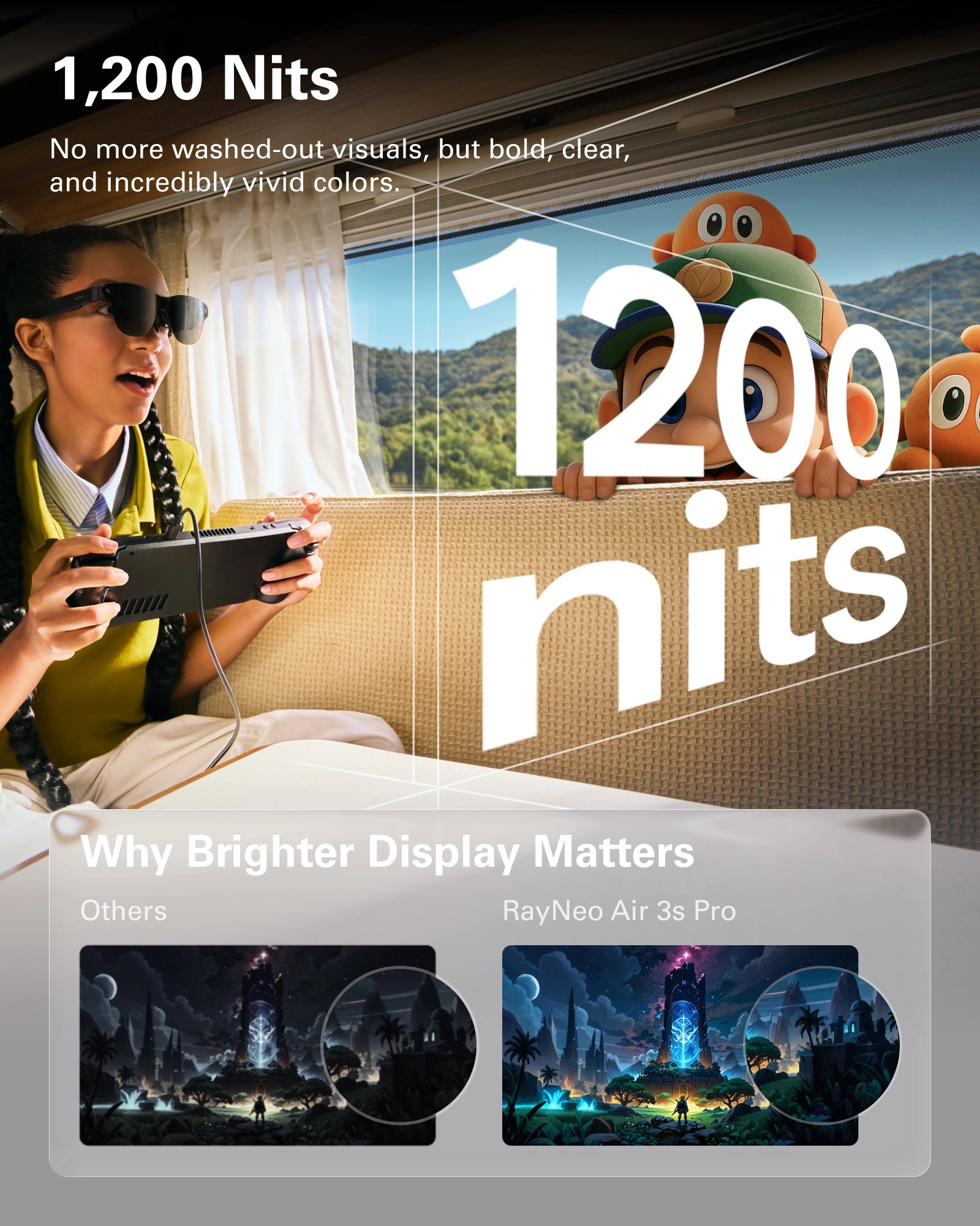 RayNeo Air 3s Pro - Best Gaming Glasses for Eye Protection RayNeo Air 3s Pro - Best Gaming Glasses for Eye Protection