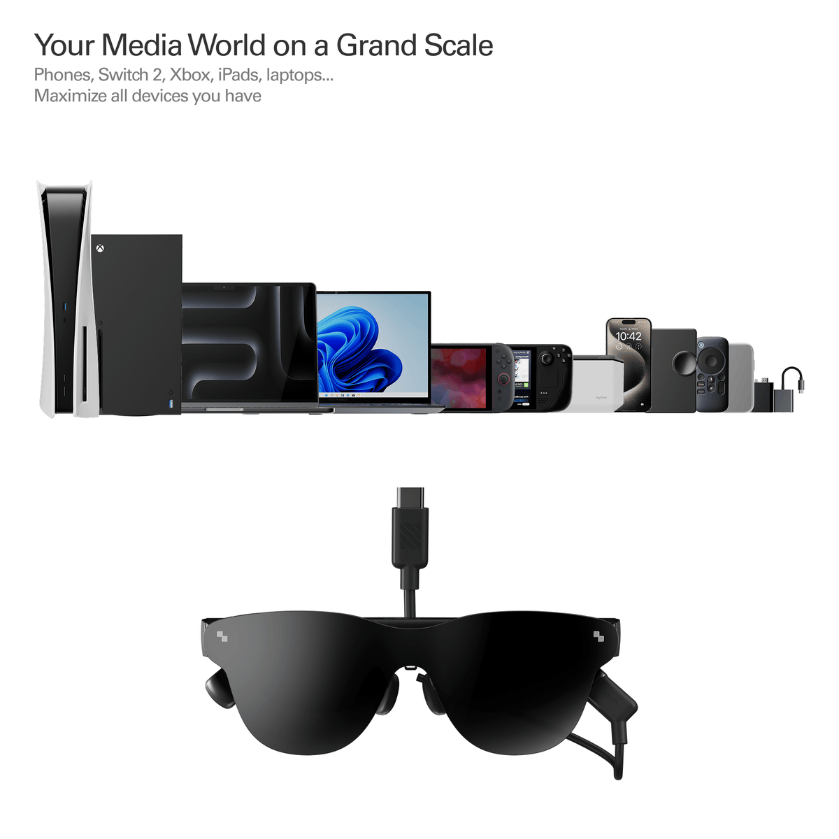 RayNeo Air 4 Pro AR Smart Glasses - RayNeo