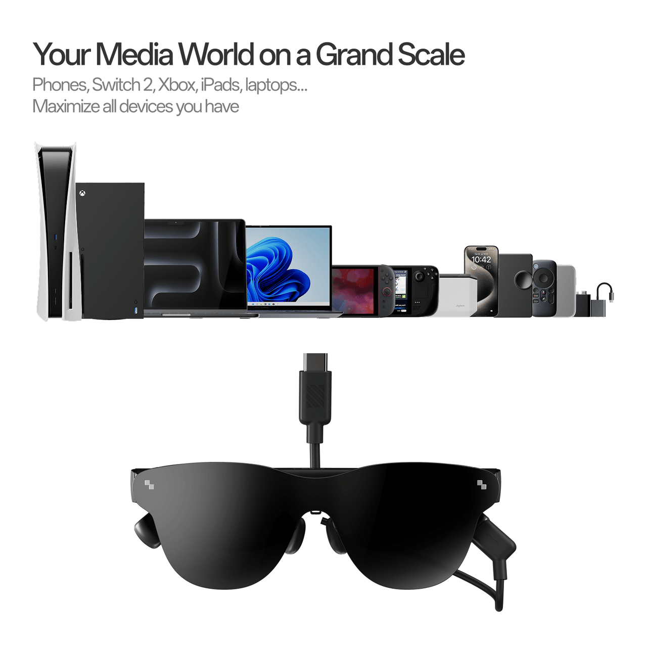 テレビ RayNeo Air 4 Pro RayNeo Air 4 Pro AR Smart Glasses - Best AR Glasses 2026 - RayNeo